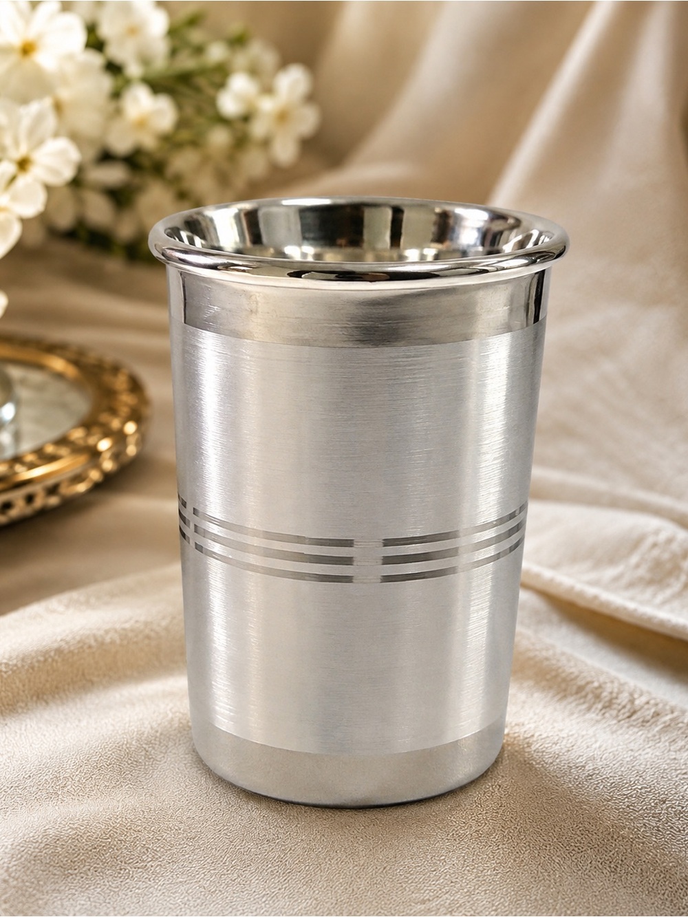 Pure 999 silver glass
